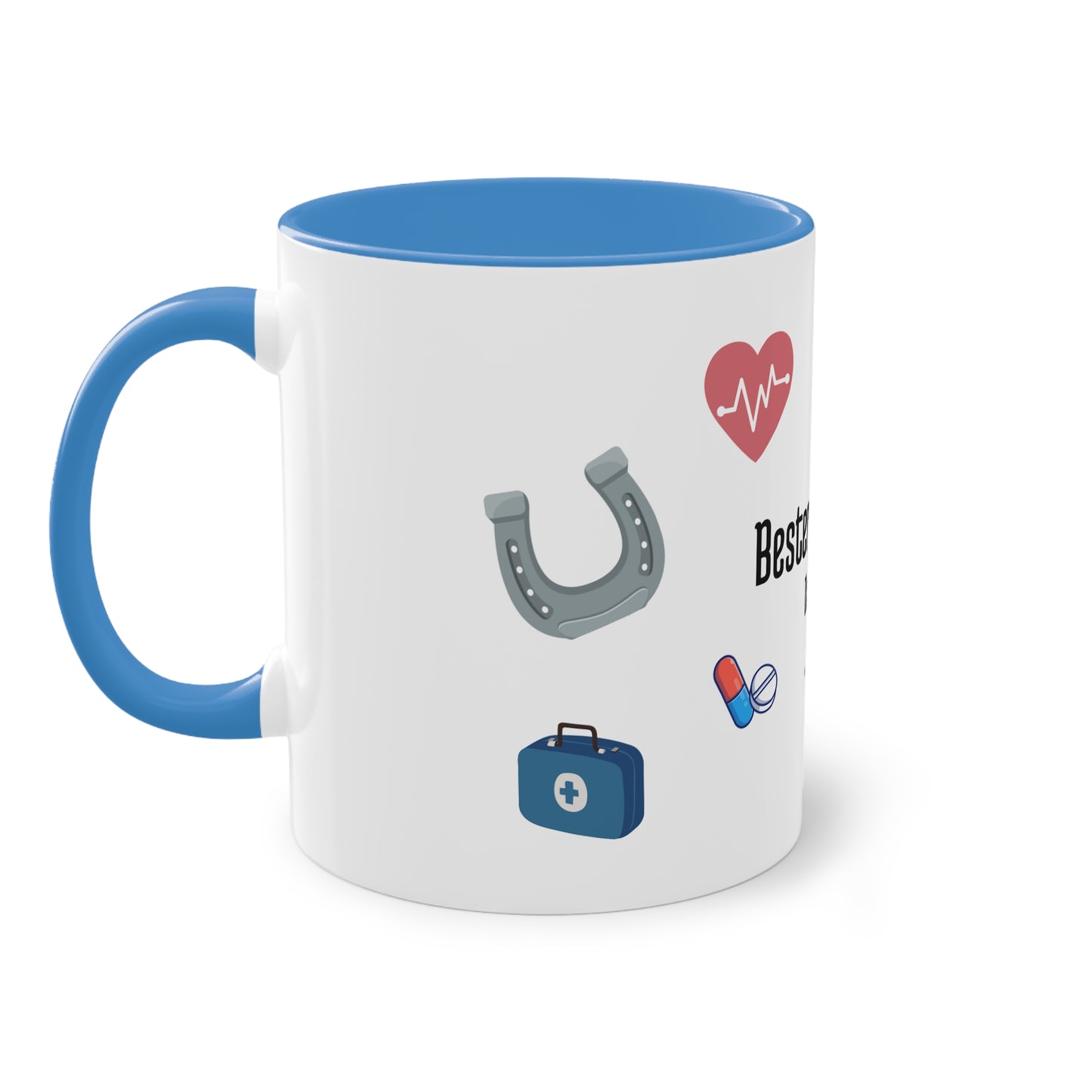Tasse "Bester Tierarzt" zweifarbig