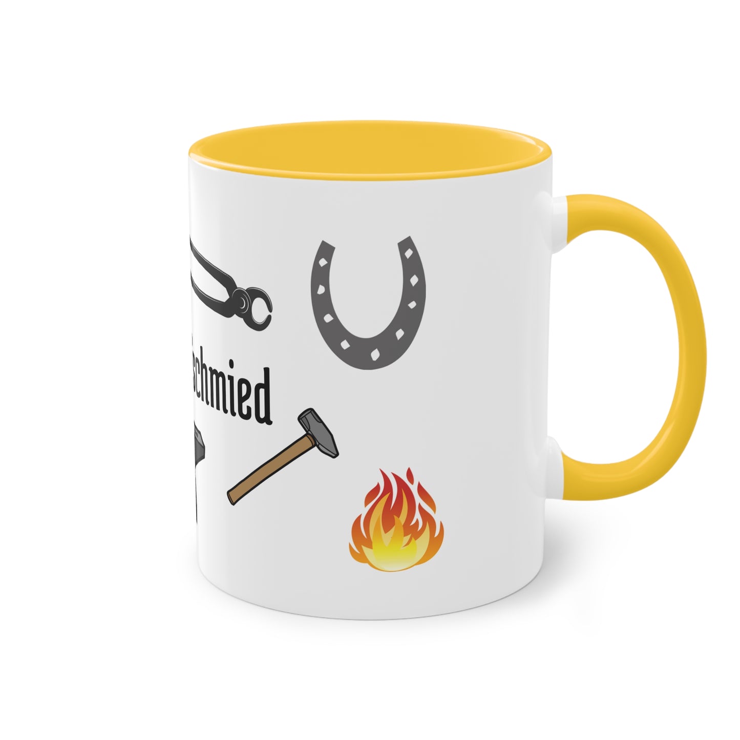 Tasse "Bester Hufschmied" zweifarbig