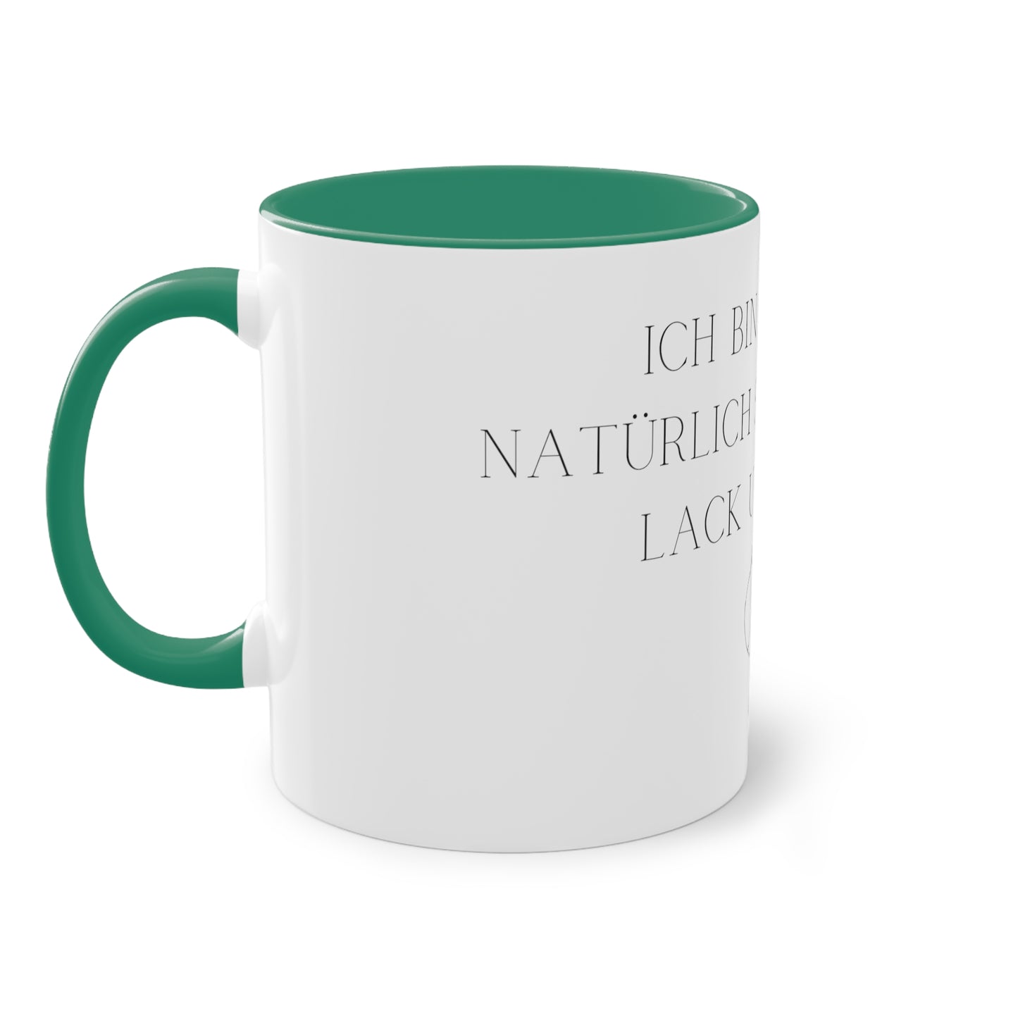 Tasse "Lack und Leder" zweifarbig 0,33l