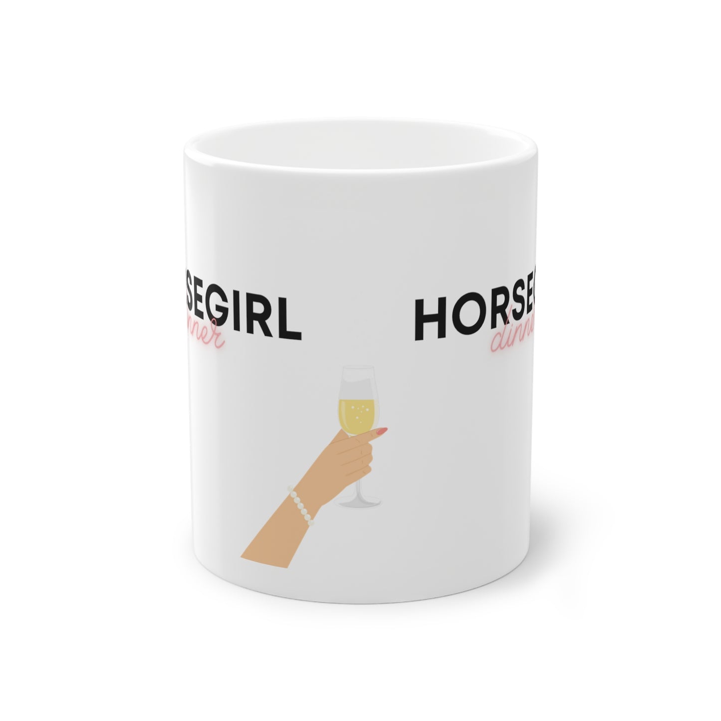 "Horsegirl dinner" Sekt-Tasse 0,33l