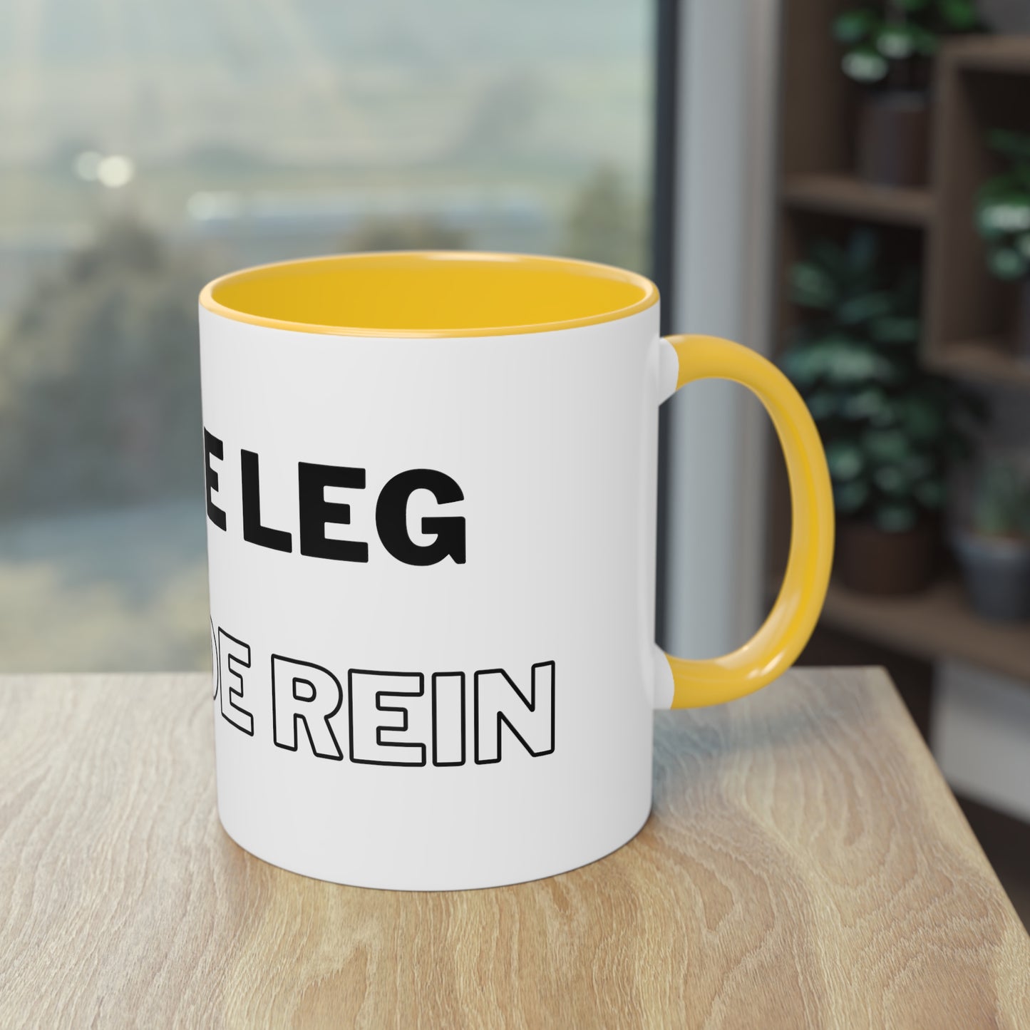 Tasse "Inside Leg Outside Rein" zweifarbig 0,33l