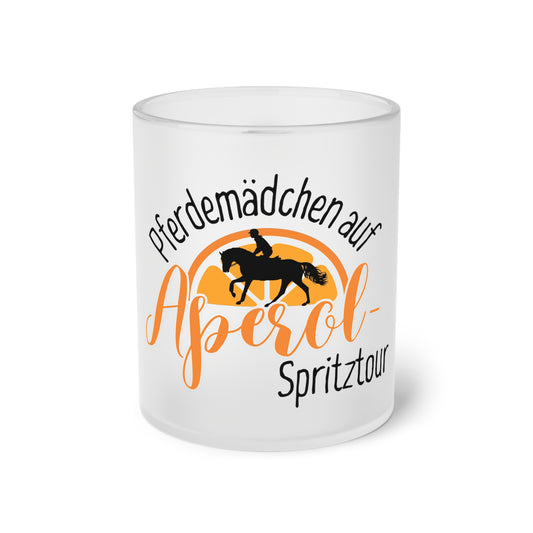 Mattierter Glasbecher "Aperol-Spritztour" 0,33l