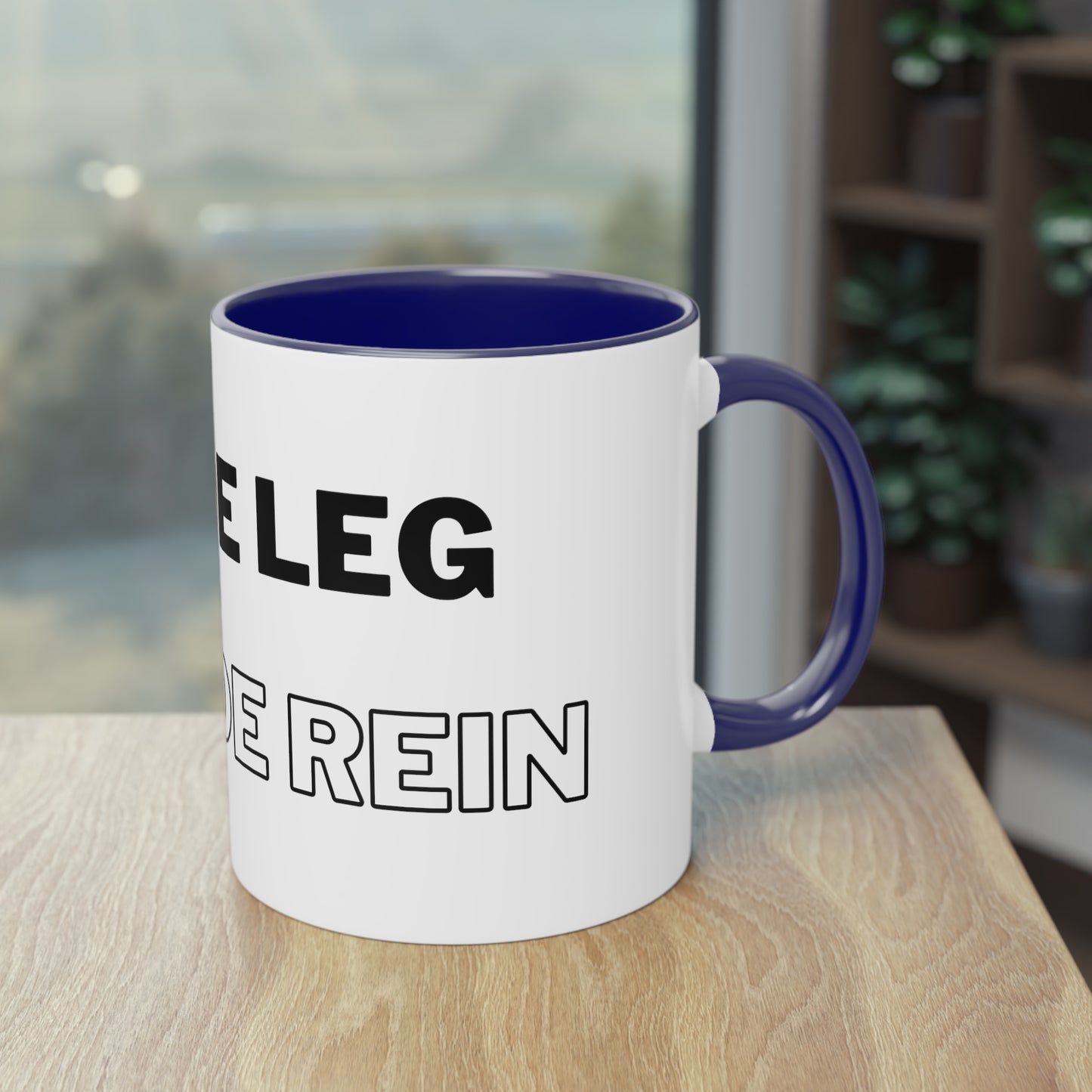 Tasse "Inside Leg Outside Rein" zweifarbig 0,33l