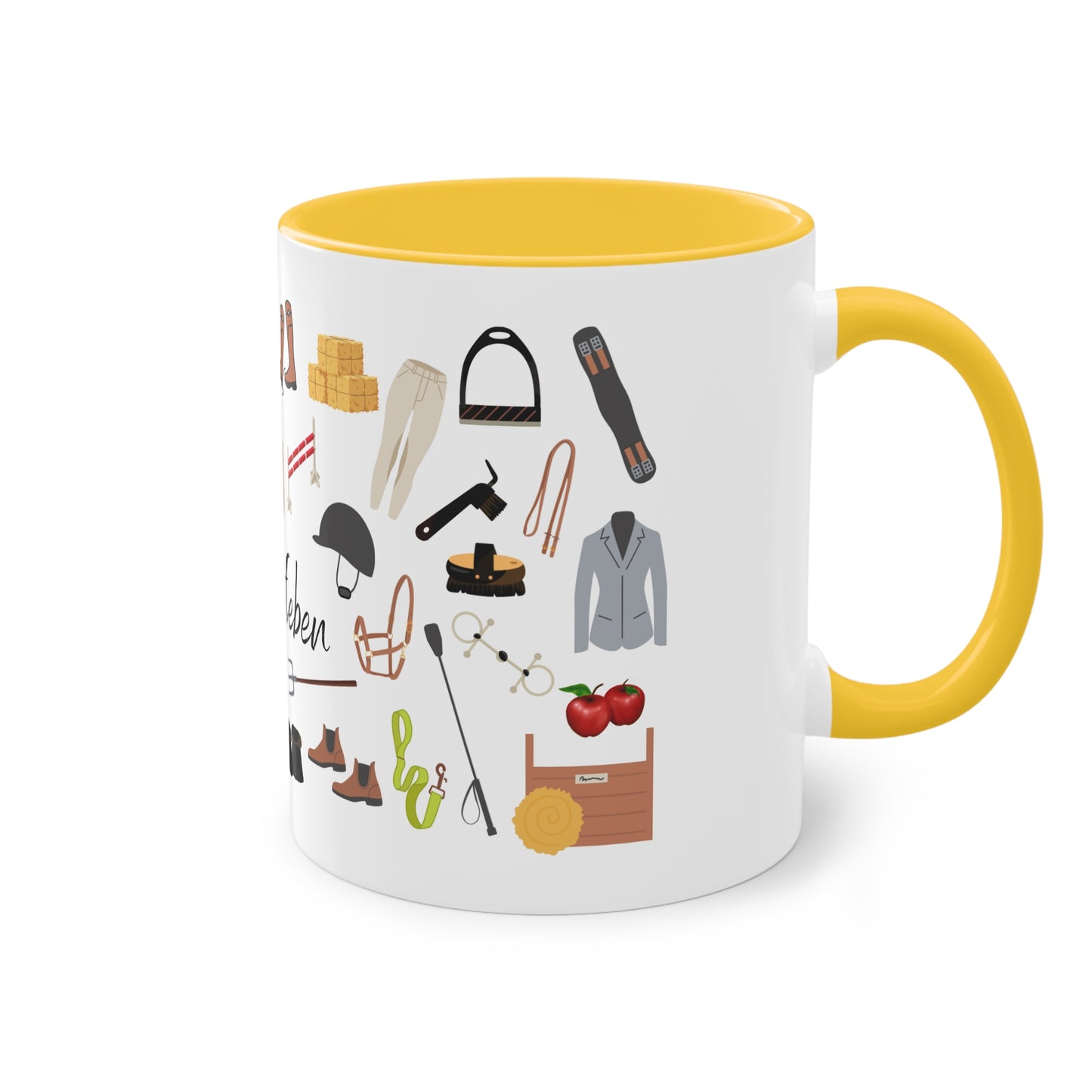 Tasse "Ponyhofleben" zweifarbig 0,33l