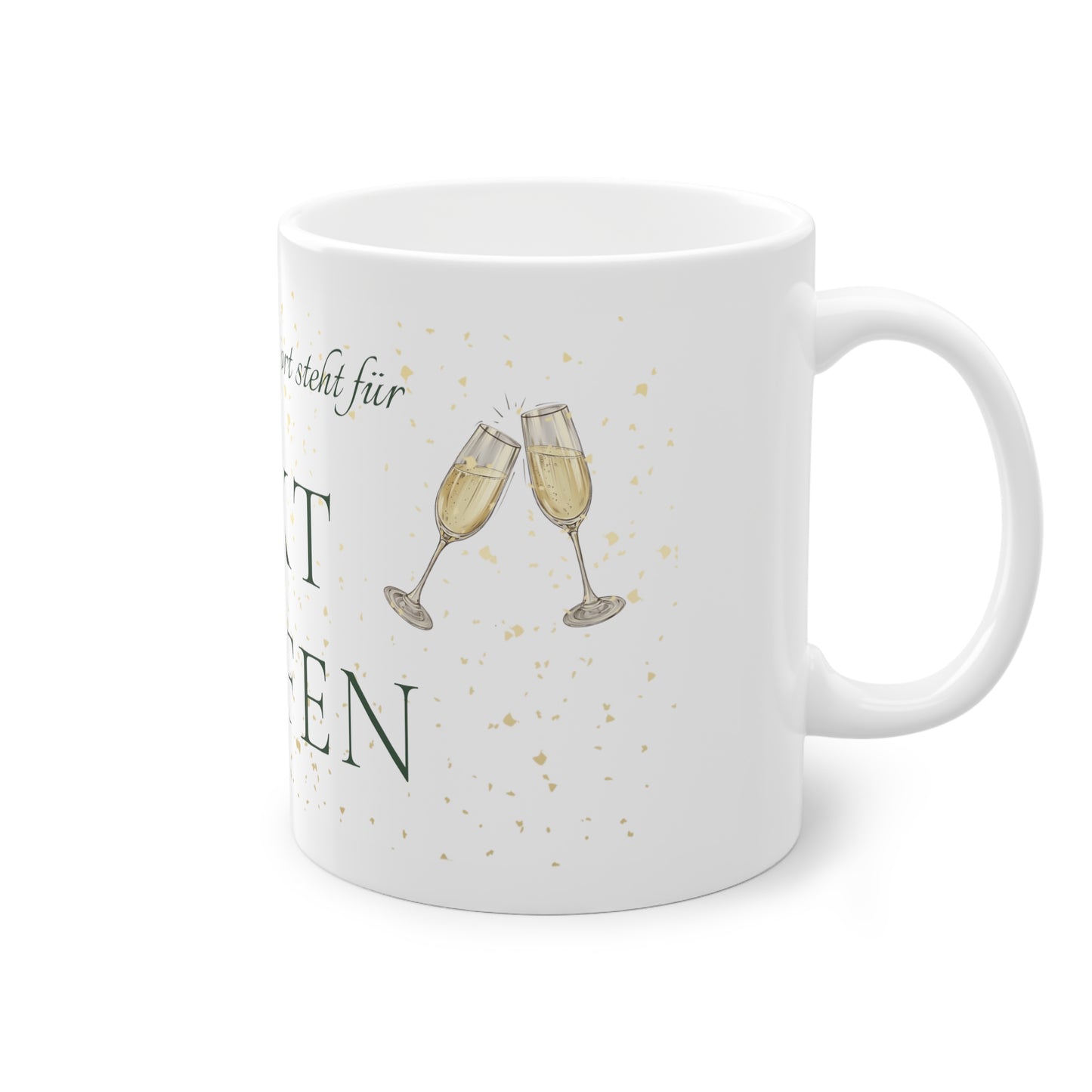 Tasse "Sekt saufen" 0,33l