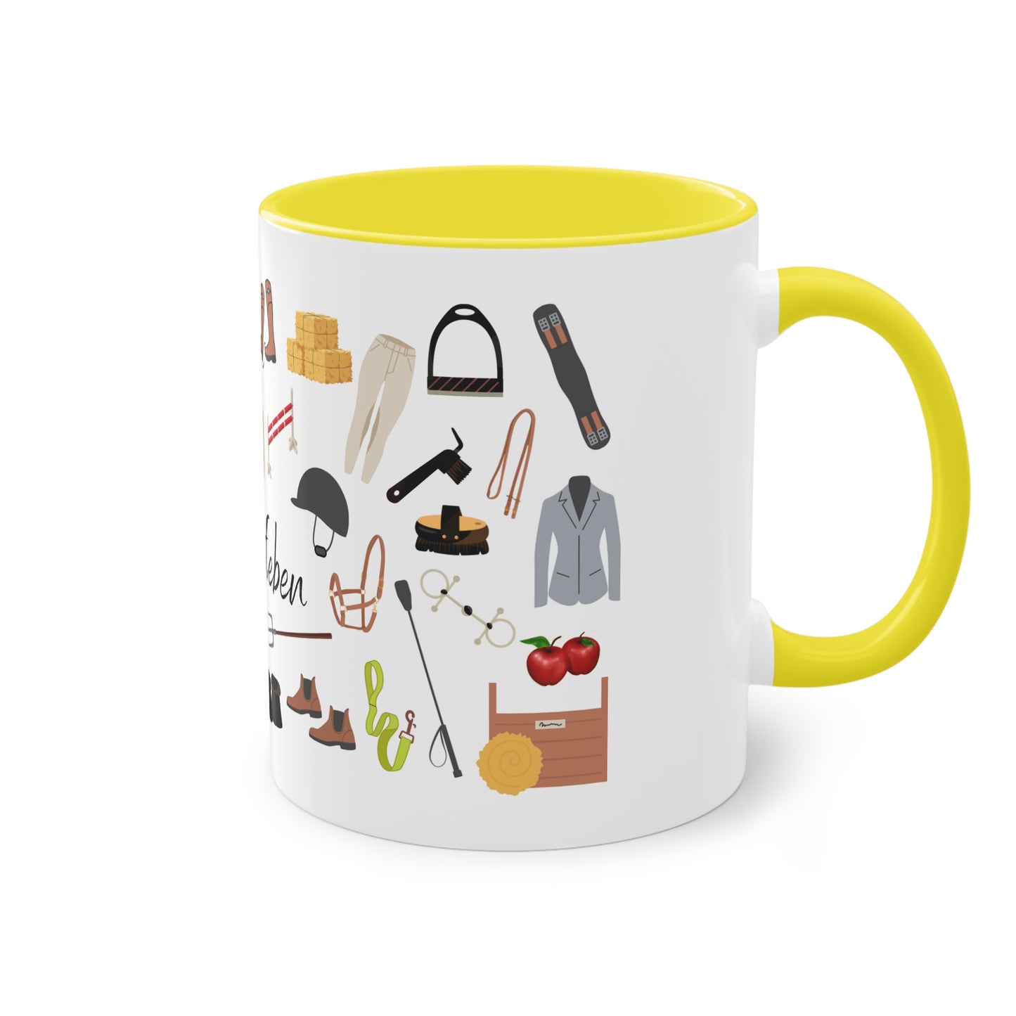 Tasse "Ponyhofleben" zweifarbig 0,33l