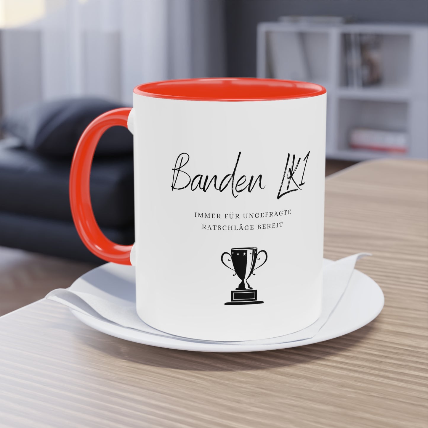 Tasse "Banden LK1" zweifarbig 0,33l