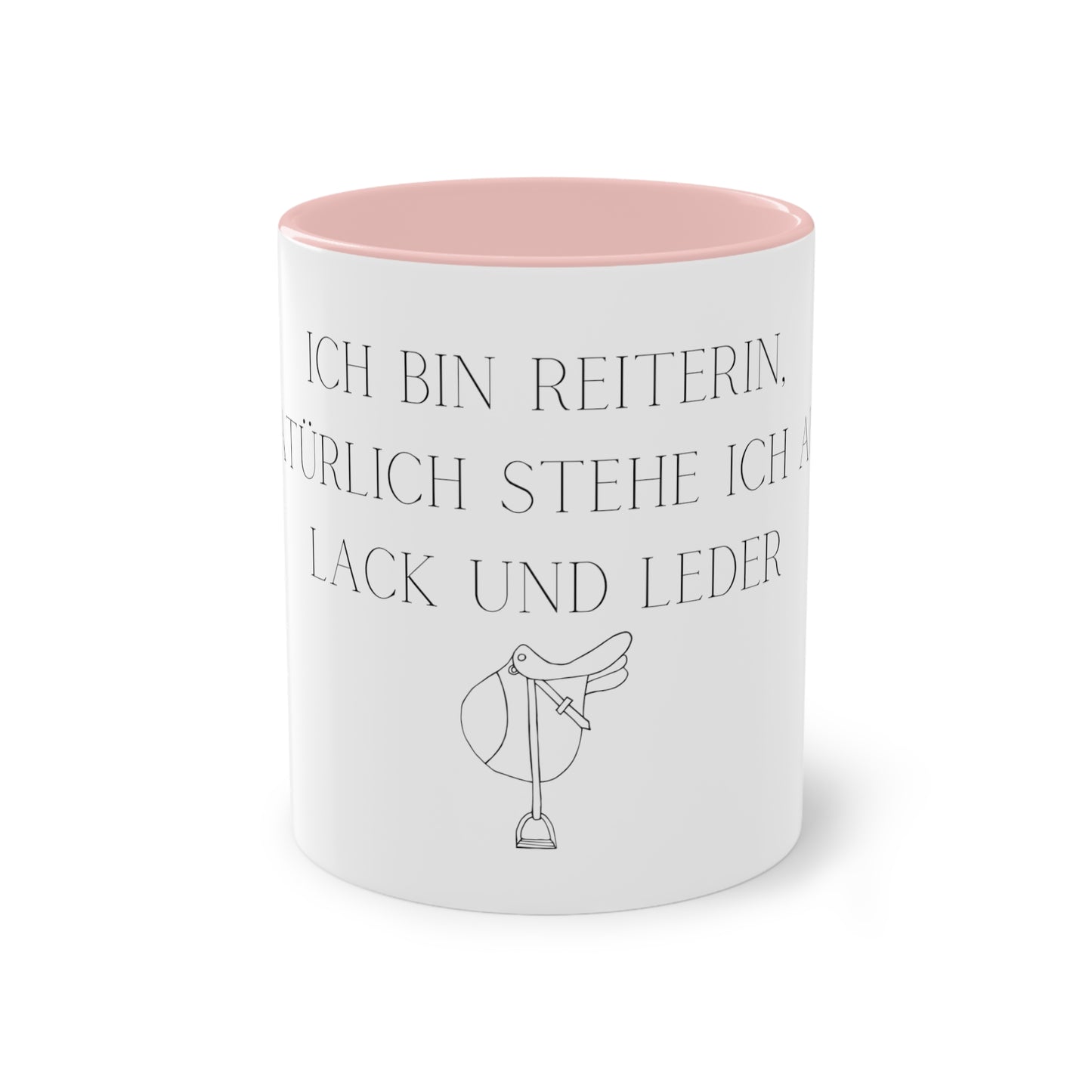 Tasse "Lack und Leder" zweifarbig 0,33l