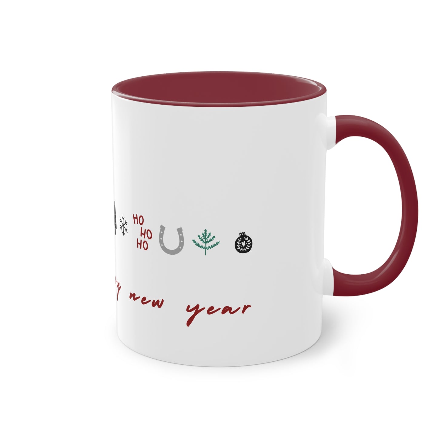 Weihnachtstasse „horsey new year“