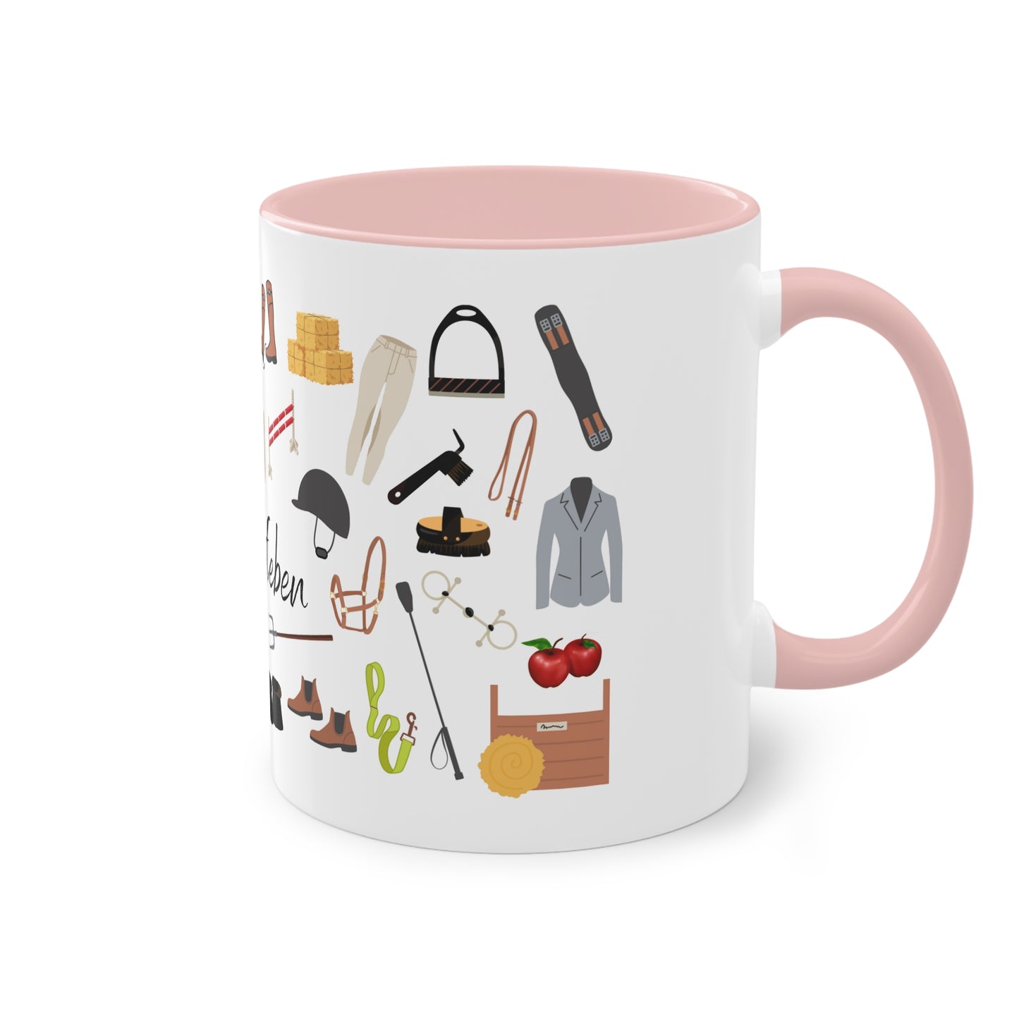 Tasse "Ponyhofleben" zweifarbig 0,33l