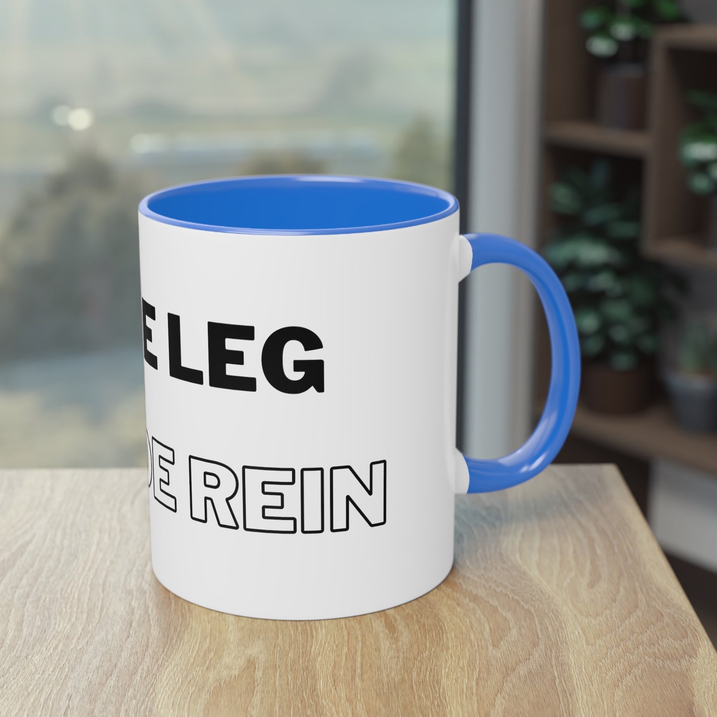 Tasse "Inside Leg Outside Rein" zweifarbig 0,33l