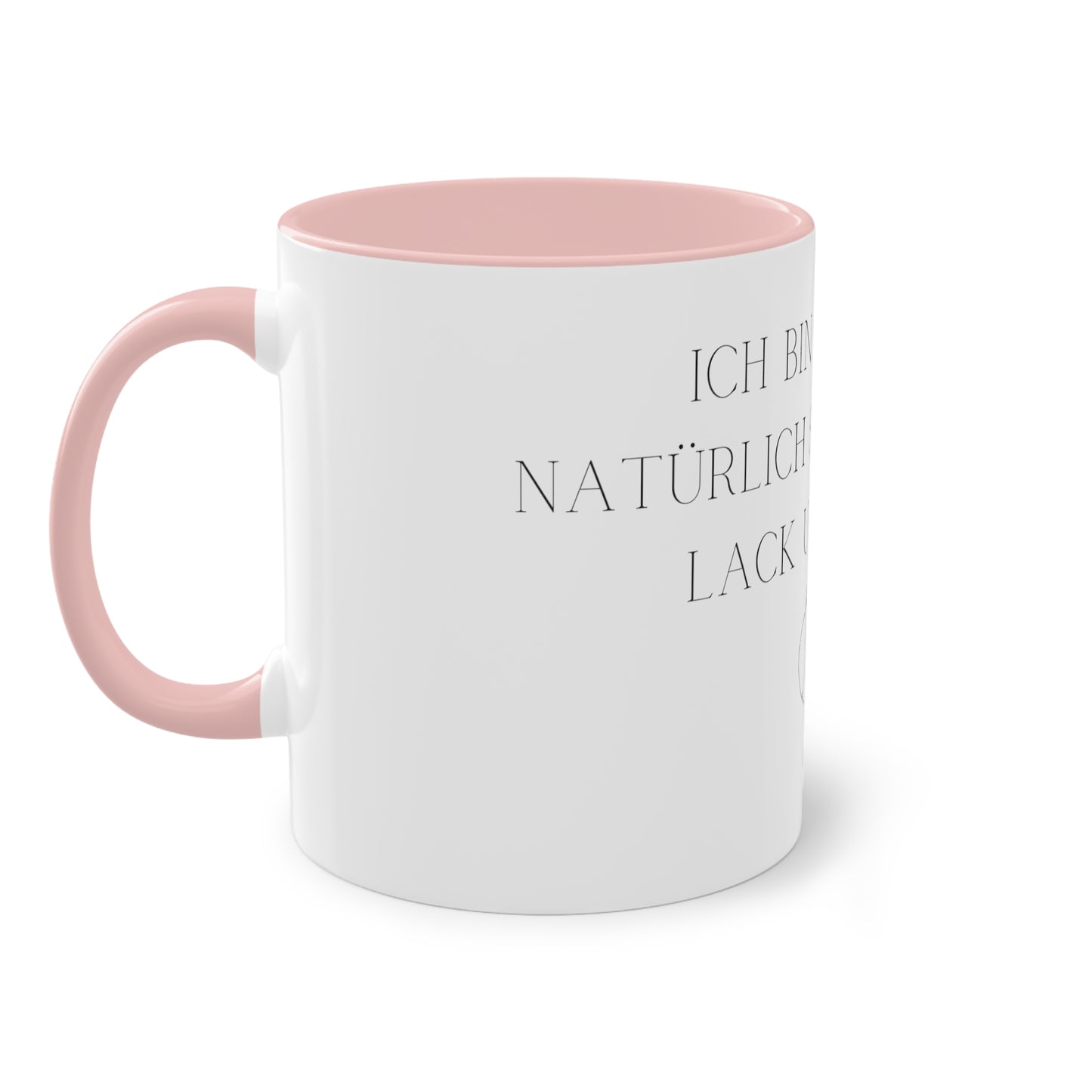 Tasse "Lack und Leder" zweifarbig 0,33l