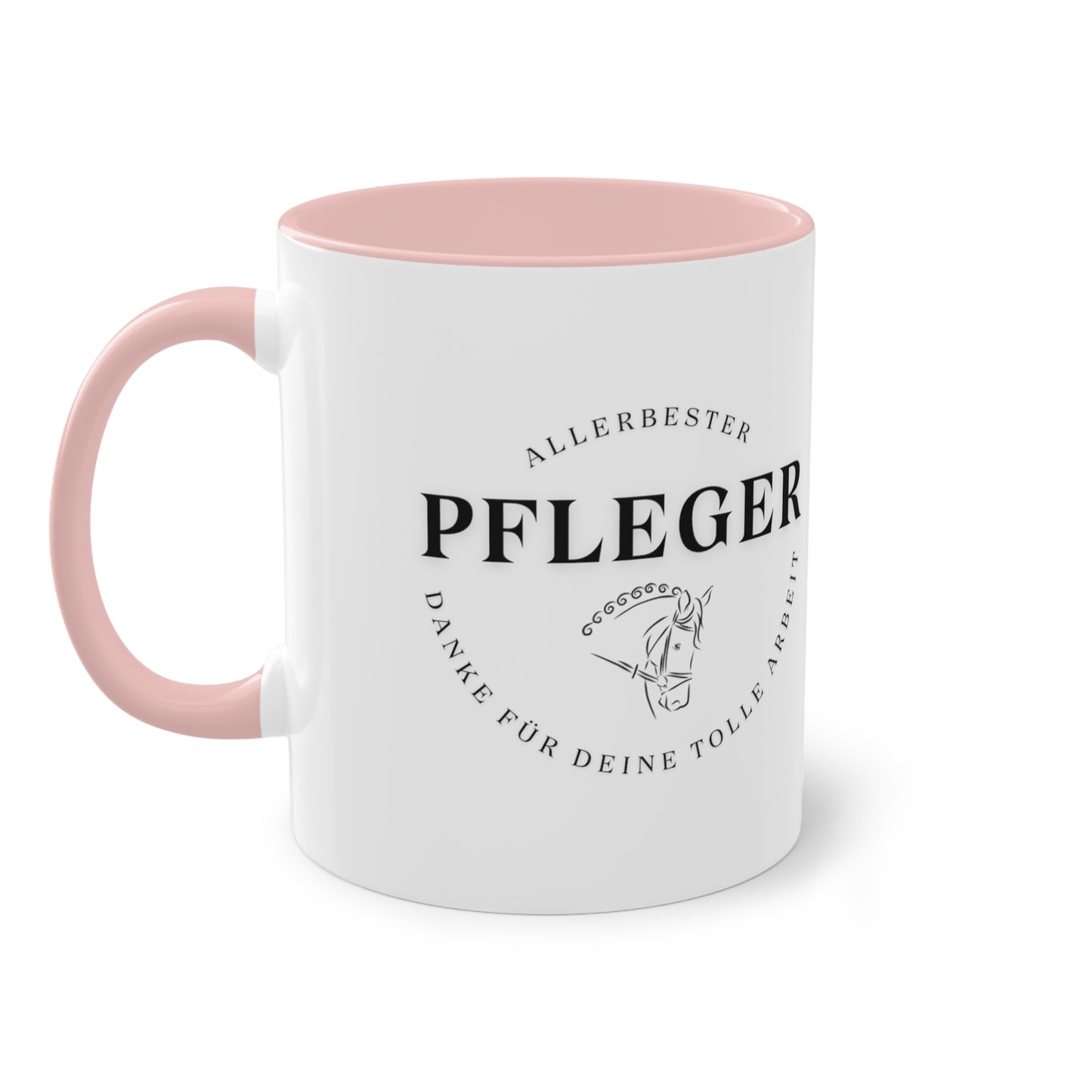 "Danke-Tasse" Pfleger zweifarbig 0,33l