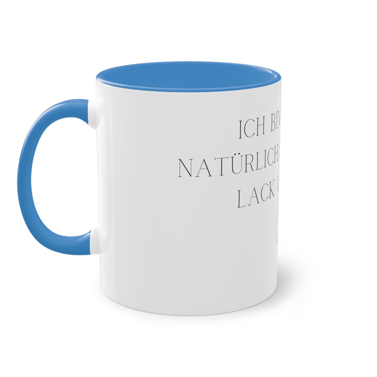 Tasse "Lack und Leder" zweifarbig 0,33l