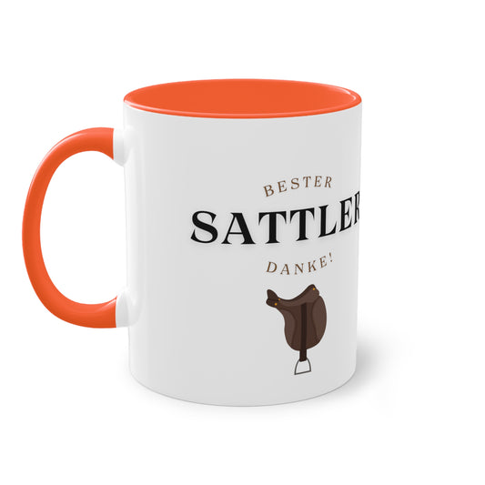 "Danke-Tasse" Sattler zweifarbig 0,33l